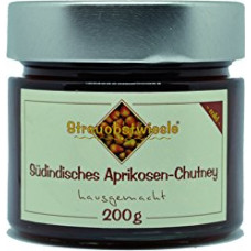 Streuobstwiesle Pietų Indijos abrikosų čatnis - 200 g - sodrus, aromatingas padažas kepsniams, fondiu, 