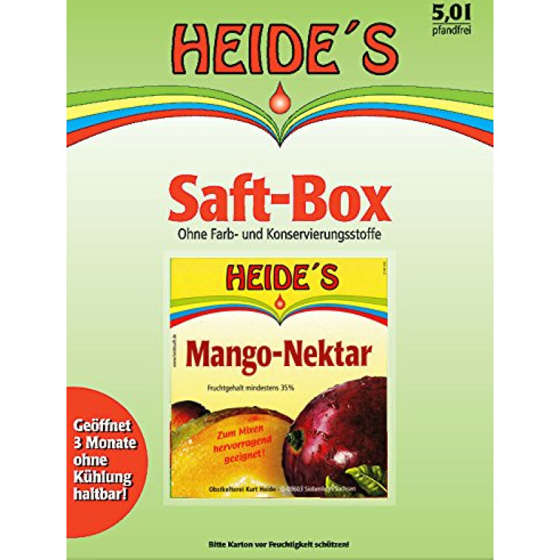 Mango Nectar 35% Fruit Content, 2 x 5 Litres