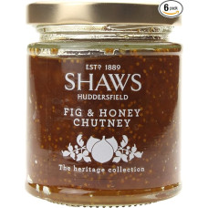 Shaws Chutney Feige und Honig, 195 g, 6 Stück