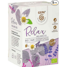 Gepa Organic Wellness Tea Relax, 5 x 30 g