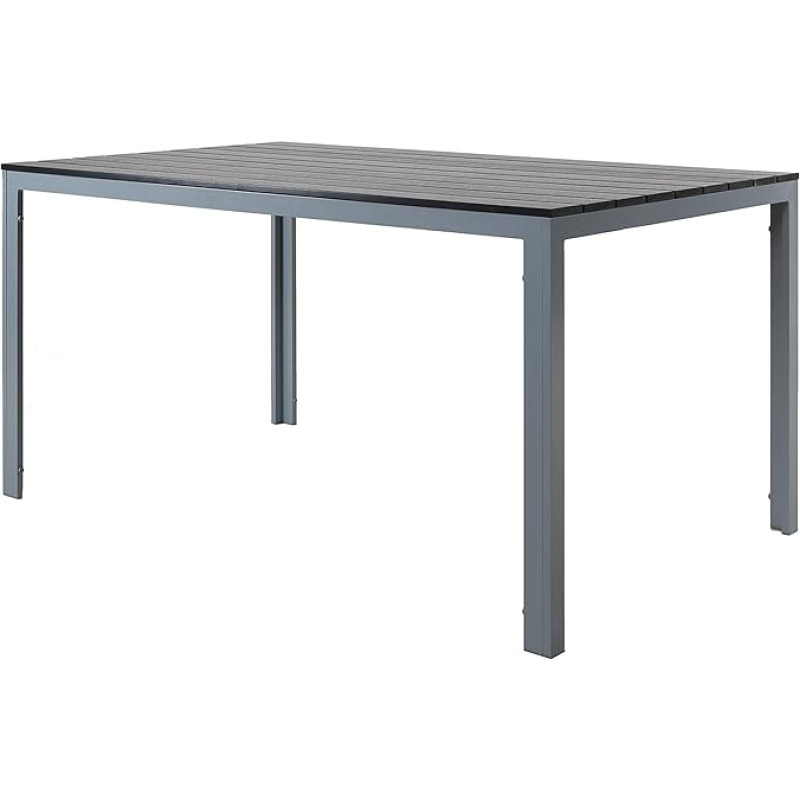 Chicreat Table, Grey/Black, 150 x 90 x 75 cm