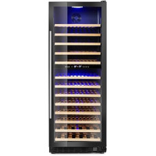 HENDI Weinkühlschrank, mit 2 Zonen, Getränkekekühlschrank, Platz für 135 Flaschen, 387L, 220-240V, 130W, 595x680x(H)1625mm