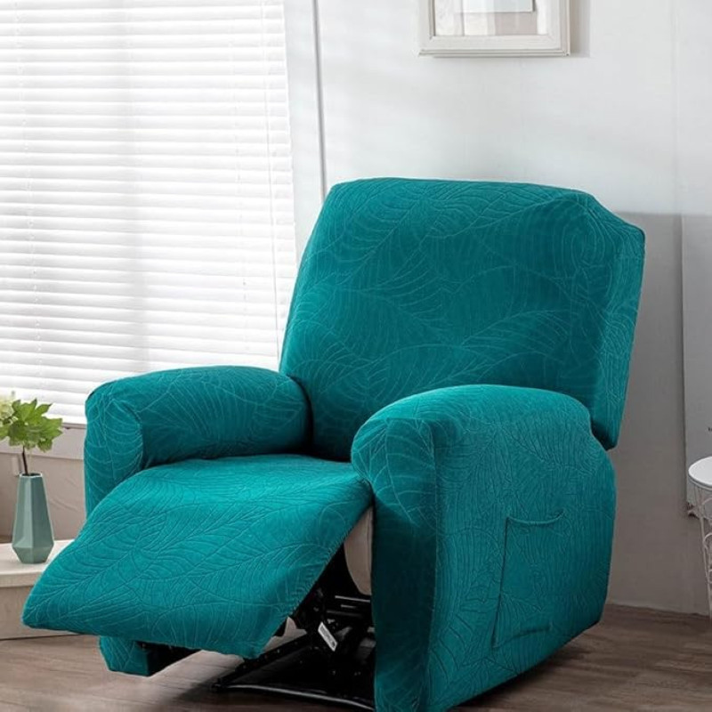 Elastischer Liegesofabezug, 4-teiliger dicker Jacquard-Schonbezug mit Taschen, wasserabweisender Stretch-Stuhlbezug for die Inneneinrichtung ( Spalva : B spalva , Dydis : 3 sėdimos vietos (8 dalių rinkinys) )