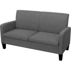 Camerina 2 vietų sofa 135 x 65 x 76 cm Tamsiai pilka sofa Lounge sofa Maža sofa svetainei Miegamasis