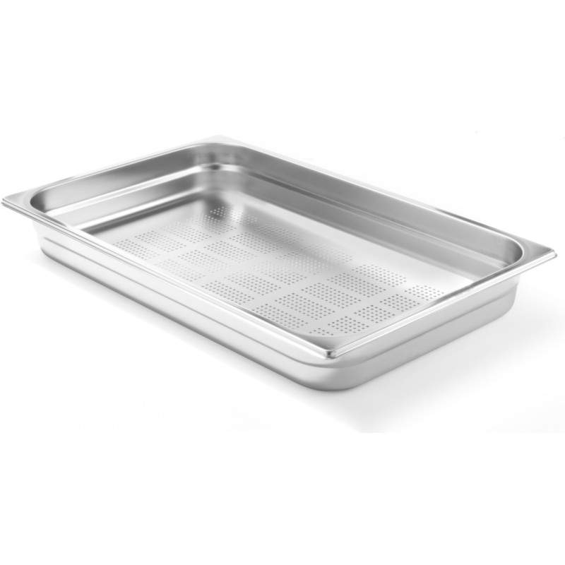 Hendi Nerūdijančio plieno perforuotas GN konteineris GN1/1 530x325mm aukštis 150mm - 802212