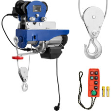 MSW Elektrinė gervė su lynu 1350 W 12 m 400 kg