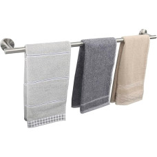 TocTen Vonios rankšluosčių bėgis - storas SUS304 nerūdijančio plieno rankšluosčių bėgis rankšluosčių baras vonios kambariui, skirtas sunkiųjų pareigų sienai, sumontuotai ant 30