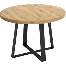 DEKIT GRUPO RIMOBEL Duna Round Dining Table Melamine Nordic 75 x 120 cm