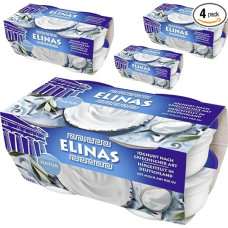 Elinas Joghurt nach griechischer Art Natur – 600 g | Cremige Konsistenz & Neutraler Geschmack – 4er Pack