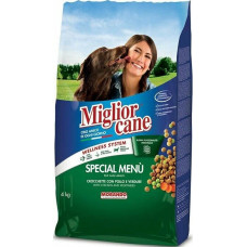 Migliorcane Pellets Dry Dog Food (sausas šunų maistas, 100 % pagamintas Italijoje, pagrindinė sudedamoji dalis: Mišinys, sausas maistas šunims, maistas šunims, porcijos dydis: 4 kg)