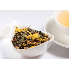 The Eight Treasures of Shaolin 100 g by Teeparadies Löw - Green Tea with Strawberry Pineapple Flavour - Approx. for 50 Cups