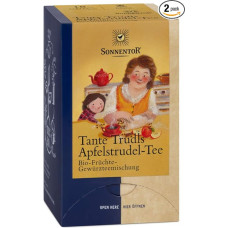Sonnentor Tante Trudls Organic Apple Strudel Tea Double Chamber Bag Pack of 2 (2 x 45 g)
