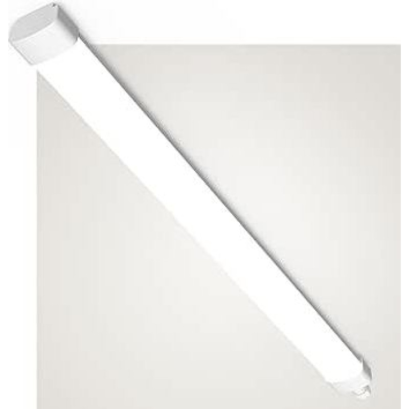 2 LED drėgnų patalpų šviestuvai 120 cm, neutralios baltos spalvos, 4000 K, 36 W, 4000 liumenų, IP65, atsparūs vandeniui Drėgnų patalpų apšvietimas Rūsio apšvietimas Drėgnų patalpų šviestuvai dirbtuvėms, prieškambariams, laiptinėms, garažams, sandėliams, b