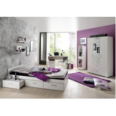 storado.de Steffi 4260498522767 Vaikų kambarys Berlin/Steffi White 5 dalių rinkinys