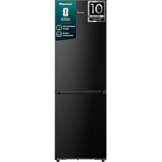 Hisense RB5K330GSFC Fridge Combination / Freestanding / Perfect KitchenFit / Dark Interior / Energy Efficiency Class C / 35 dB/No Frost / 330 L Volume / WiFi / Metal Tech / Multi Airflow / H x W x D