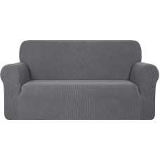TOYABR Stretch 1 vnt. sofos užvalkalas Sofos užvalkalas Sofos užvalkalas žakardinis elastingas elastingas elastanas Sofos užvalkalas svetainei ir miegamajam (2 sėdimos vietos, šviesiai pilka)