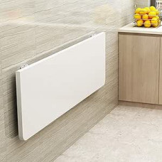 An der Wand montierter, klappbarer Esstisch für die Küche, klappbarer Frühstücksbartisch mit schwebendem seitlichen Arbeitstisch (L90 x B40 cm/L35 x B16 Zoll)