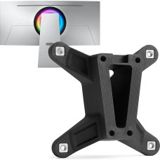 3IDEE VESA Adapter Compatible with Samsung Odyssey OLED G8 Curved Gaming Monitor (S34BG850SU) - 75 x 75 mm - Perfect Fit and Stable Shape - for Mounting on a Monitor or Wall Mount