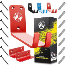 Bicycle Wall Mount – Bicycle Mount [Tested] – Wall Mount for Road Bikes MTB E-Bike + Installation Instructions – Mounting Material – 2x Support Angle