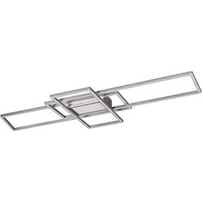 Trio Leuchten Irvine 620010407 LED lubų šviestuvas Metal Nickel Matt Komplekte yra 60 W LED nuotolinio valdymo pultelio naktinė lemputė