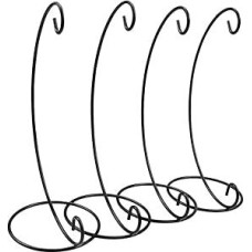 Ornamento rodymo stovas, oro augalų laikiklis, sodinukų terariumų pakaba, juoda geležies vielos kablys, skirtas stiklo krištolo raganos rutuliui, Velykų Kalėdų dekoracijos, namų šventės dekoras, meno amatų mugė