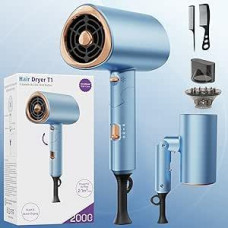 Joninis plaukų džiovintuvas, greitaeigis plaukų džiovintuvas, 500 milijonų jonų plaukų džiovintuvas su difuzoriumi