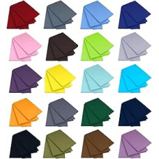 Classic Bed Sheet Without Elastic Band, 100% Cotton, Available in Many Colours and Sizes, 200 x 220 cm, Ecru