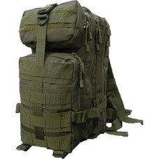Karinė neperšlampama taktinė maža kuprinė 30 litrų, žalia