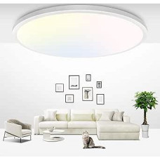 libtit LED Ceiling Light 36 W, Bright Ceiling Light 4200 lm, Large Diameter 42 cm, (Warm White, Neutral White, Cool White), Flat Ceiling Light Living Room, Modern Thin Kitchen Lamp for Ceiling Bedroom