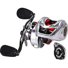 Karpfenrolle Angelrollen Angelrolle 8,0:1 Hochgeschwindwindigkeits Übersetzungsverhältnis Max Drag 8Kg Casting Rolle Mit Aluminiumspule Bass Hecht