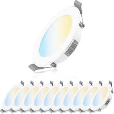 LED Recessed Ceiling Lights, Dimmable, 230 V, 88 mm, LED Recessed Ceiling Spotlight, 4 W, Warm White, Neutral White, Cool White, Adjustable, Bathroom Spotlight, IP44 Waterproof, Ultra Slim