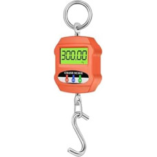 Kranwaage 300KG 660lbs, Hängewaage Digital mit präzisem Sensor, Digitale Hängewaage Elektronische Wildwaage Industrie mit LCD-Anzeige, Mini tragbare Waage für Bauernhof, Fabrik, Jagd