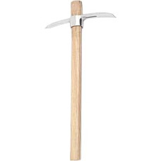 Kirstuvas, kasimo kirtiklis, efektyvus 2-in-1 mattock ir kirstuvo derinys, nerūdijančio plieno rankinis kirtiklis, daugiafunkcinis kirtiklis sodininkams, kasimui, šaknų kirtimui