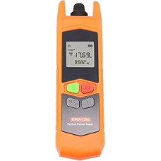 Tragbarer optischer Leistungsmesser -70~+6dBm mit LED-Taschenlampe, 7 Wellenlängen 850-1625nm, 2,5mm-Schnittstelle, Taschengröße für Glasfaser-Tests, Blau