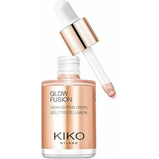 KIKO Milano Glow Fusion Highlighting Drops 02, metalinio atspalvio skysta ryškinimo priemonė veidui