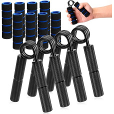 Pack of 4 Hand Trainer, Finger Trainer, Aluminium Forearm Trainer, Grip Strength Trainer, Hand Muscle Trainer for Hand Grip Strengthener, Muscle Building and Hand Rehabilitation Exercises (50/100/150