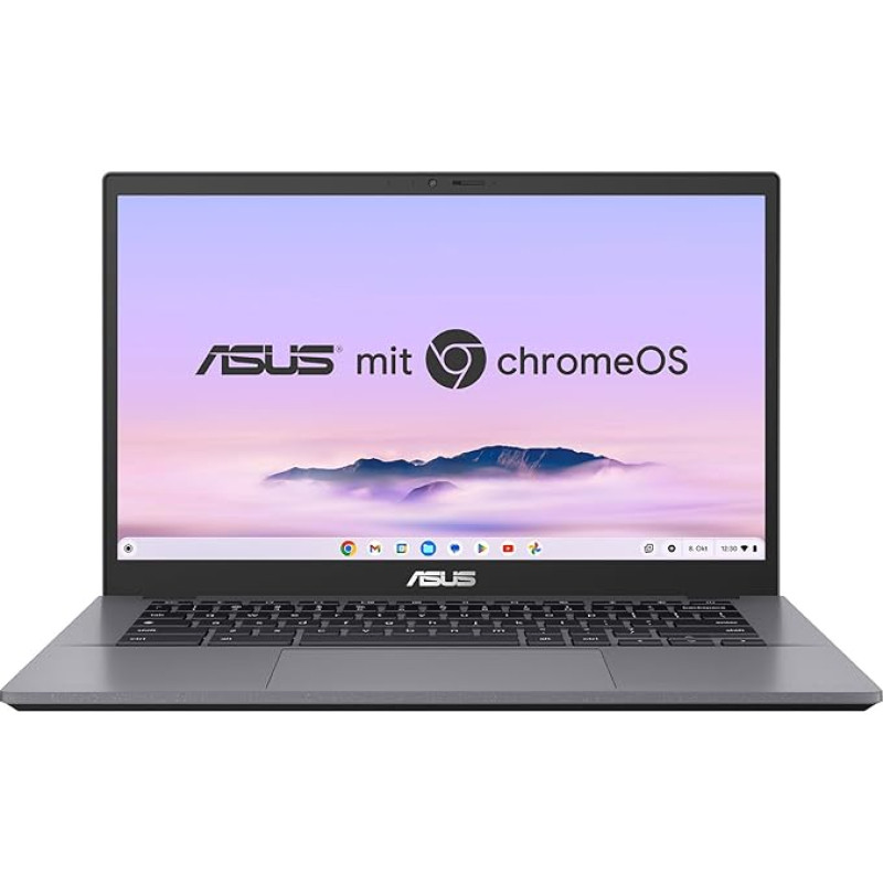 ASUS Chromebook Plus CX3 CX3402CBA nešiojamasis kompiuteris | 14 colių FHD 120Hz/3ms 16:9 IPS ekranas | Intel Core i3-1215U | 8GB RAM | 128GB UFS | Intel UHD | ChromeOS | QWERTZ | Rocky Grey