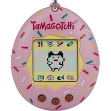 TAMAGOTCHI 42942NBNP Original Bandai Speckled Case Shell with Chain - The Original Virtual Reality Pet, Rose