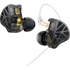 keephifi CCZ MC04 IEM ausinės, 10 mm magnetinis 1DD ir BA hibridinis garsiakalbis, ausinės su kabeliu, 3,5 mm kištukas, nuimamas pasidabruotas OFC, ausinių monitorius su nuliniu vėlavimu menininkams