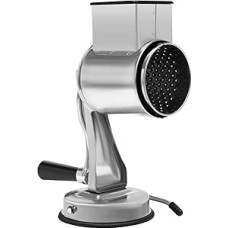 Nerūdijančio plieno būgninė tarkavimo mašina Virtuvės rotacinė tarkavimo mašina Daržovių pjaustyklė Riešutų malūnėlis su 5 būgnais namų virtuvėms, kavinėms, restoranams, viešbučiams