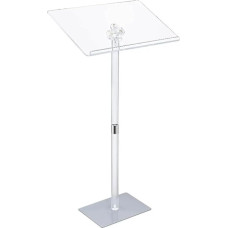 PA-DABAOO Acrylic Lecterns & Podiums for Church, Angle Arrangement, Concert Music Stand, Wedding Vows, Restaurant Reception Stand, Easy to Collect, Convenient to Use, Clear
