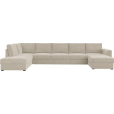 Mirjan24 Ecksofa Wilma Large für große Räume, 2 Bettkasten Schlaffunktion Schlafsofa Bettsofa Eckcouch Polsterecke Sofa Couch Couchgarnitur Wohnlandschaft (Nazar 225.02, Seite: Links)