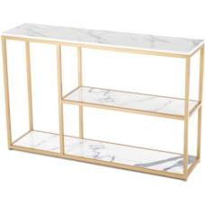 Prieškambario staliukas, konsolinis staliukas, 80 x 30 x 80 cm, siauras sofos staliukas su kojelėmis, knygų spinta, 3 pakopų prieškambario staliukas už kavos staliuko (juodas 2)