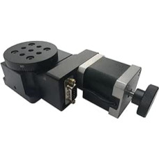 Elektrischer Drehtisch Durchmesser 60MM Präzisions-Indexierungstisch 360° Drehteller Schwenk-Neige