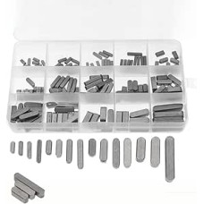 Schlüssel-Set für Parallelantriebswellen, 175-teilig, Karbonstahl, mit flachen Stiften vom Typ A, 3 mm/4 mm/5 mm/6 mm, für Maschinenbauanwendungen