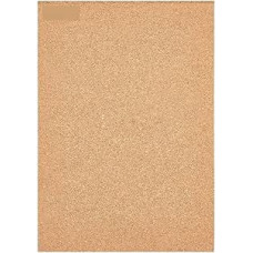 Korktafel Selbstklebend 4er-Pack Selbstklebende Korkplatten, rechteckige Isolierungs-Kork-Trägerplatten for Untersetzer, Wanddekoration, Party(29.7x21x0.4cm)