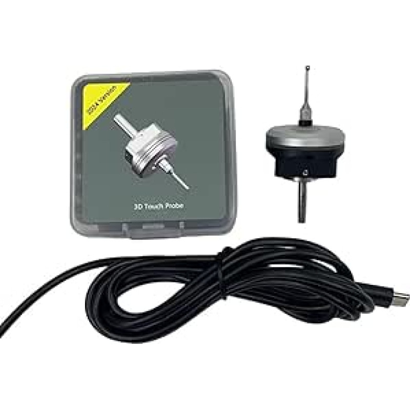 Touch-Sonde V6 Anti-Roll-Kantenfinder für Desktop-Bearbeitung, Kontaktsonde zur Messung und Erkennung, Edelstahl-Konstruktion (4 mm)