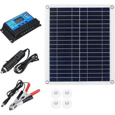 Sonnenkollektor, Solarpanel 25W Polysilizium-Solarenergie-Panel Tragbares Solar-Photovoltaik-Panel Solarpanel