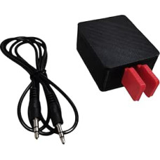 CW Kurzwellen-Schlüssel, Automatikschlüssel mit Doppelpropellergetriebe, schwarz und rot