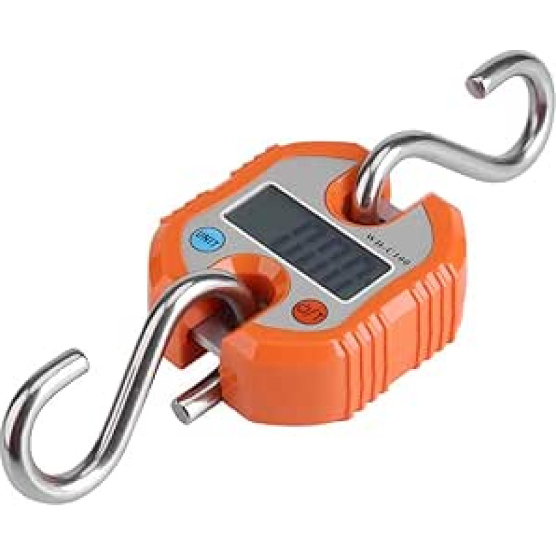Skaitmeninės svarstyklės, skaitmeninės svarstyklės, nuimamos mini didelio tikslumo 150 kg / 50 g svarstyklės, HD LCD ekranas svėrimui (oranžinė, 12)